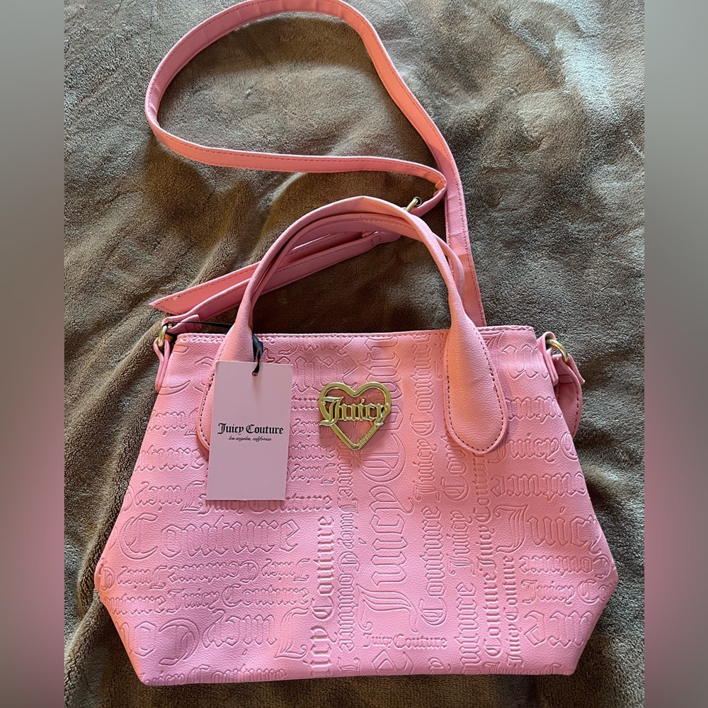 Juicy Couture Pink Icing Mini Tote Crossbody Bag